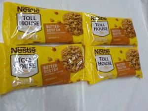 lot 224 image: 4 bags Nestle Butterscotch 11 oz Mo...