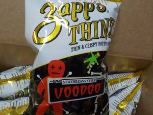 lot 230 image: Case of Zapps Thinz Voodoo Potato ...