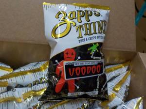 lot 231 image: Case of Zapps Thinz Voodoo Potato ...