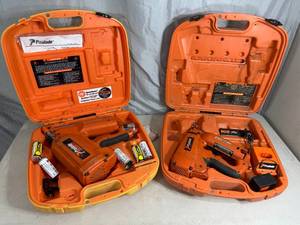 lot 44 image: 2 Older Paslode Battery Powered Nailers