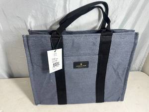 lot 64 image: New London Fog Canvas Tote - $98 Price Tag
