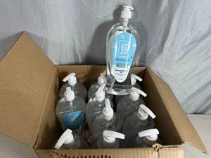 lot 65 image: New Case of 12 - 32oz Hand Sanitizer with Aloe and Vitamin E