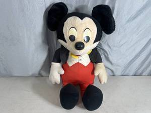 lot 68 image: Vintage Hasbro Softies Mickey Mouse Doll