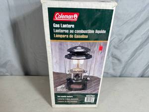 lot 80 image: New  Unused Coleman Gas Lantern