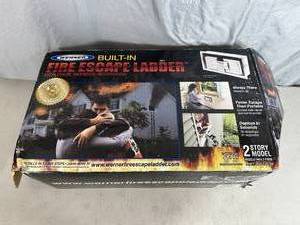 lot 87 image: NewUnused Werner Built-In Fire Escape Ladder - 2 Story