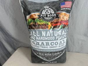 lot 154 image: New 20 lb Bag of Pit Boss BBQ Hardwood Pellets