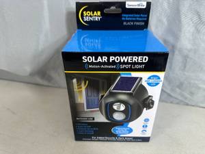 lot 196 image: New Solar Sentry Solar Powered Security Light