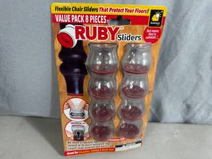 lot 213 image: New 9 Pack of Ruby Chair Sliders