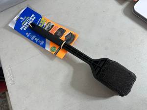 lot 214 image: New Mr Bar-B-Q Scrub Daddy Bristle Free Steam Clean Grill Brush
