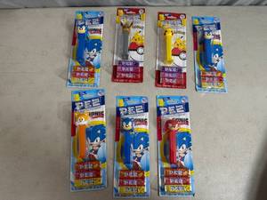 lot 230 image: Pokemon and Sonic Hedgehog Pez Dispensers