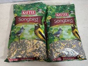 lot 267 image: 2 New Bags of Kaytee Songbird Bird Food  Bird Seed