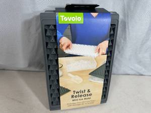lot 269 image: New Tevolo Twist and Release Mini Ice Mold with Storage Bin and Scoop