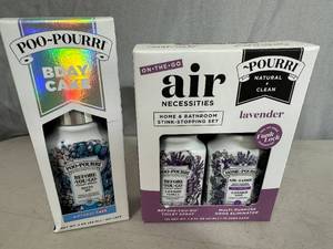 lot 285 image: Poo-Pourri Before you Go Toilet Spray and AirFabric Odor Eliminator