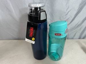 lot 287 image: 2 New Thermos Water Bottles