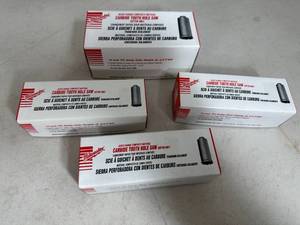 lot 304 image: 4 New Milwaukee Carbide Tooth Hole Saws - 4 Sizes