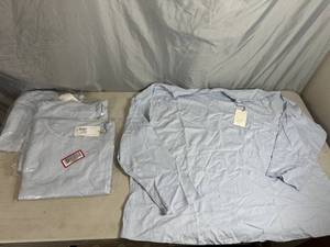 lot 324 image: 4 New Supima Cotton Long Sleeve Shirts from A New Day - 2X
