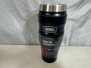 lot 347 image: New Thermos 16 oz Stainless Steel Travel Tumbler