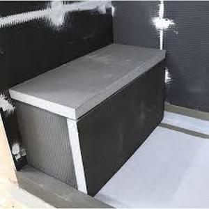 lot 22 image: Everbilt Watershield Shower System 24 in. x 48 in. x 2 in. XPS Waterproof Backer Board for Rectangular Shower Benches   Customer Returns See Pictures