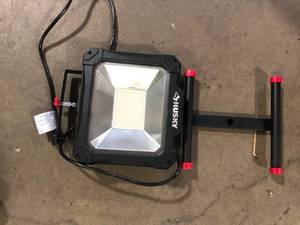 lot 24 image: Husky 12000 Lumens6000 Lumens Portable LED Work Light   Customer Returns See Pictures