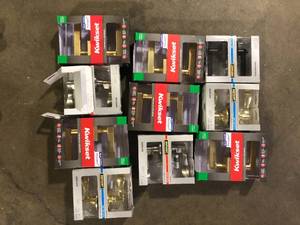 lot 21 image: Lot of Assorted Door Handles Various Models and Conditions  Customer Returns See Pictures