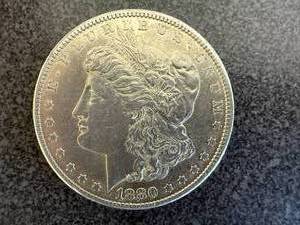 lot 4 image: 1880 S Morgan Dollar
