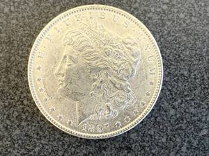 lot 14 image: 1897 Morgan Silver Dollar