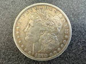lot 18 image: 1879 Morgan Silver Dollar