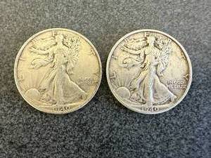 lot 23 image: 2 - 1940 Walking Liberty Half Dollars