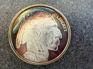 lot 37 image: 1 Oz Silver Round .999 Fine Silver