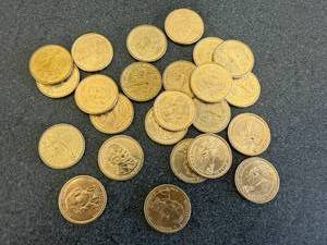 lot 53 image: 24 - 1 Dollar Presidential Coins