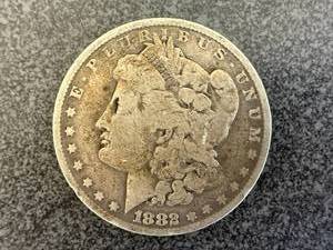 lot 56 image: 1882 O Morgan Silver Dollar