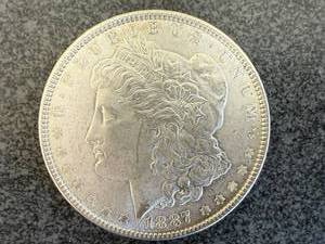 lot 59 image: 1887 Morgan Silver Dollar