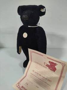 Steiff Black Bear of 1907 Limited Edition #02480 Replica *COA Included*
