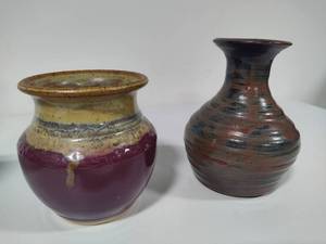lot 38 image: Pottery Vases