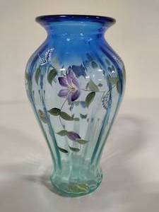 FENTON Hand Painted/Signed "Tranquility" Vase