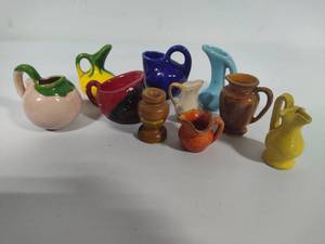lot 76 image: Miniature Pitchers