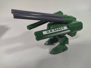 lot 93 image: Vintage 1985 Diecast Robotech Action Figure U.N. Spacy