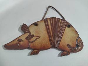 lot 107 image: Tyrrell Clay Armadillo