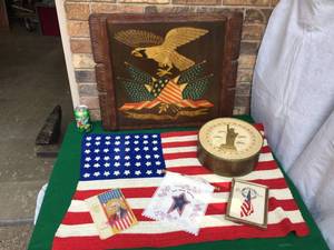 lot 103 image: Vintage Patriotic 48 Star Items