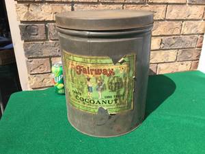 lot 127 image: Large Fairway Cocoanut - Tin