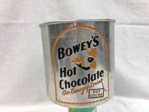lot 147 image: Vintage Boweys Hot Chocolate - Embossed Can