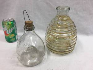 lot 166 image: 2 Early Glass FlyInsect Catchers