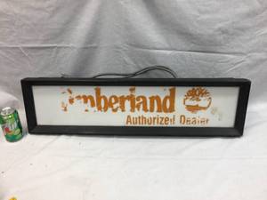 lot 178 image: Timberland Authorized Dealer - Light Up Sign