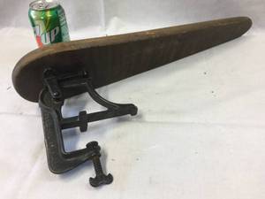 lot 185 image: Antique Clamp On Ironing Board - Pat Feb 17 1903