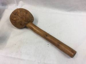 lot 189 image: Early Native American Wooden Club - 14