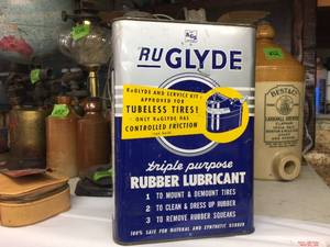 lot 199 image: Vintage Gallon Can - RU-Glyde - Lubricant