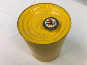 lot 198 image: Vintage Hercules Powder - Class B Can - 8 Tall