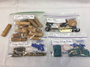 lot 218 image: Collectable Pencil Leads - Gillette Blades - Needle Boxes - Smalls