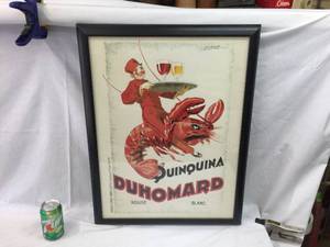 lot 229 image: Lobster Art Poster - 20 x 27