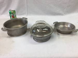 lot 232 image: MCM Guardian Service - Hammered Aluminum Cookware